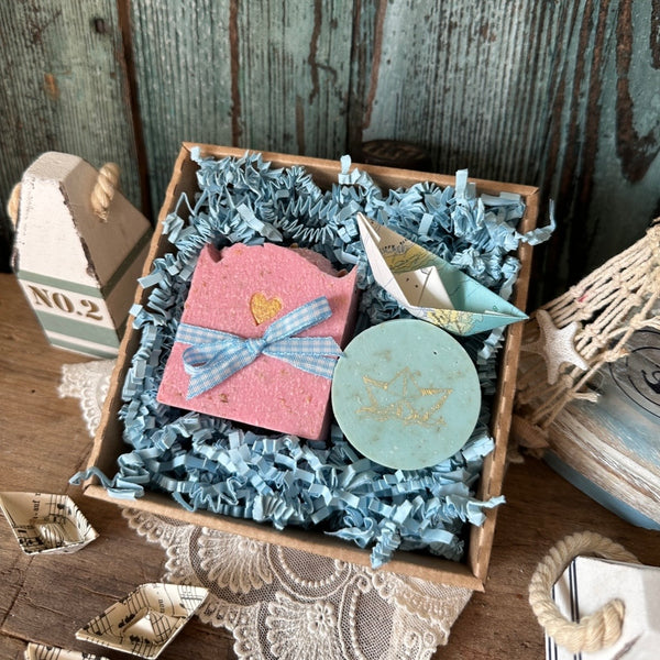 Urlaub an Meer - Maritimes Seifenset