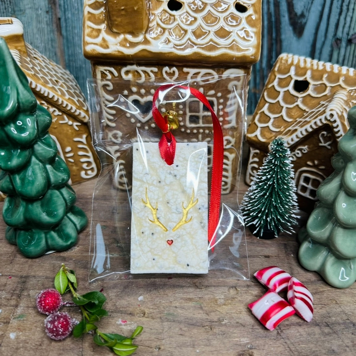 Golden Reindeer - Seifenanhänger