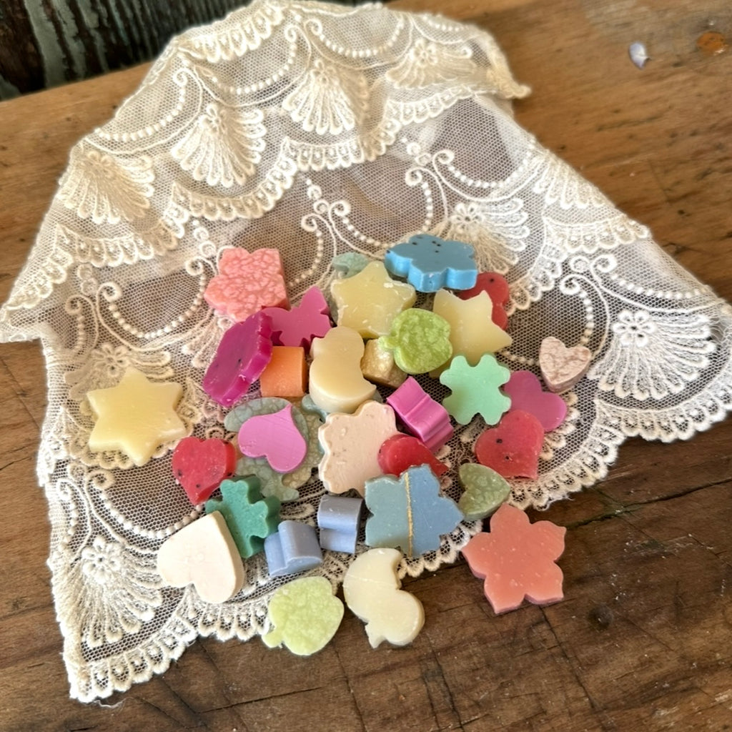 Bunte Seifencharms - Seifendose