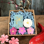 Blauer Sakura Koi - Seifenset