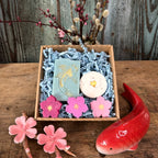 Blauer Sakura Koi - Seifenset