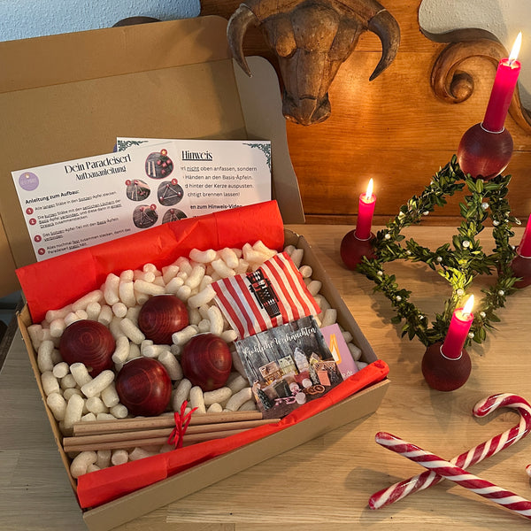 Paradeiserl – Bayerischer, handgefertigter Weihnachtsschmuck aus Holz