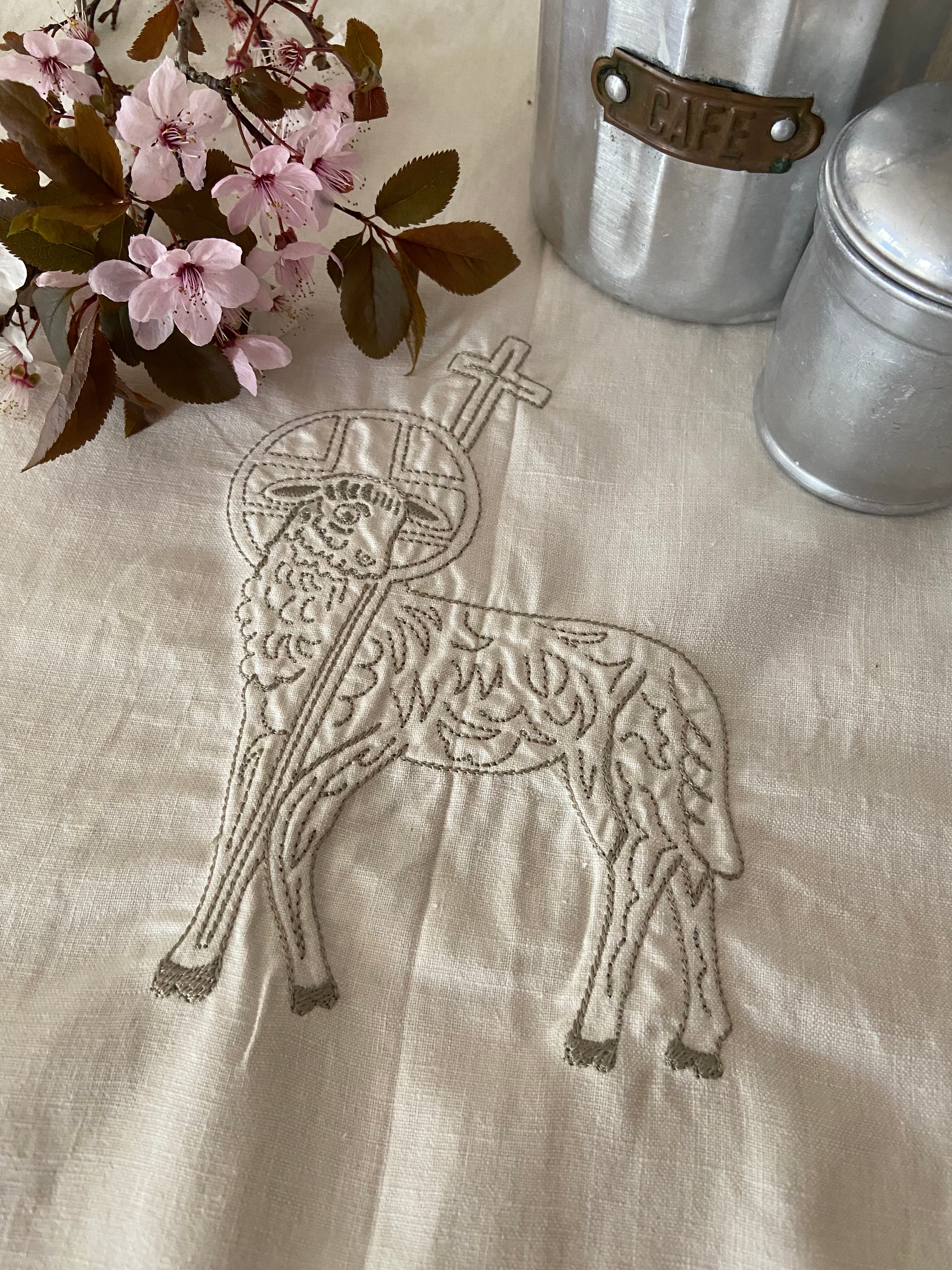 Agnus Dei - Osterlamm Tuch
