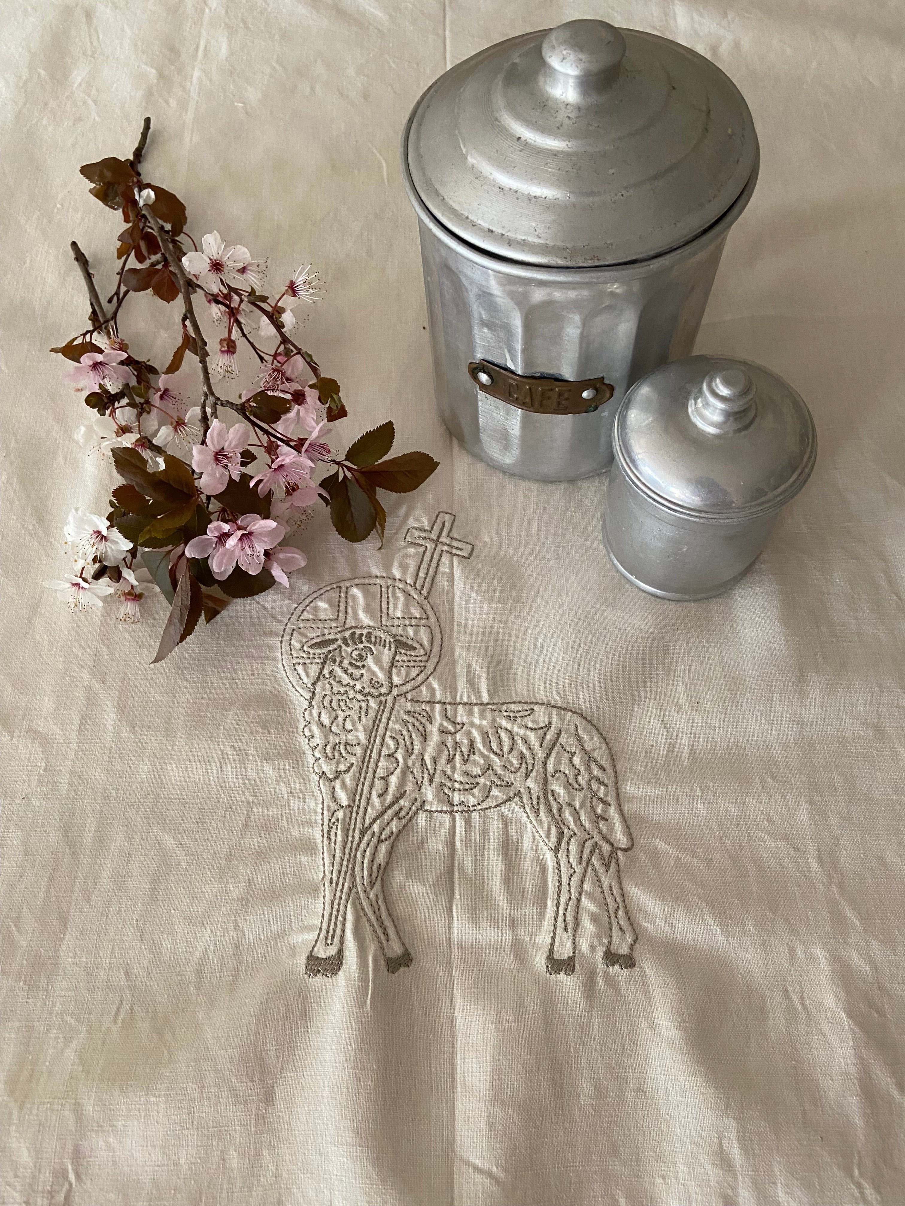 Agnus Dei - Osterlamm Tuch