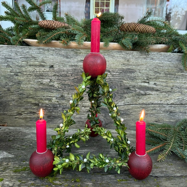 Paradeiserl – Bayerischer, handgefertigter Weihnachtsschmuck aus Holz