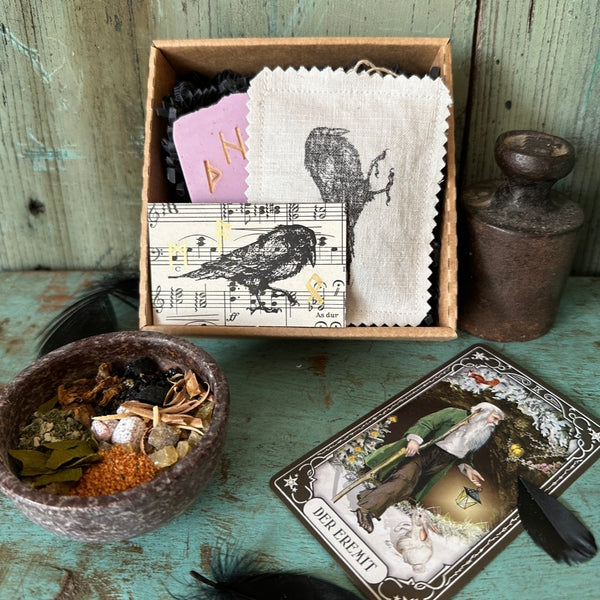 Raben Rauhnacht - Seifenset mit Duftkissen