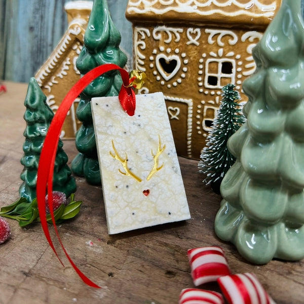 Golden Reindeer - Seifenanhänger