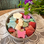 Bunte Seifencharms - Seifendose