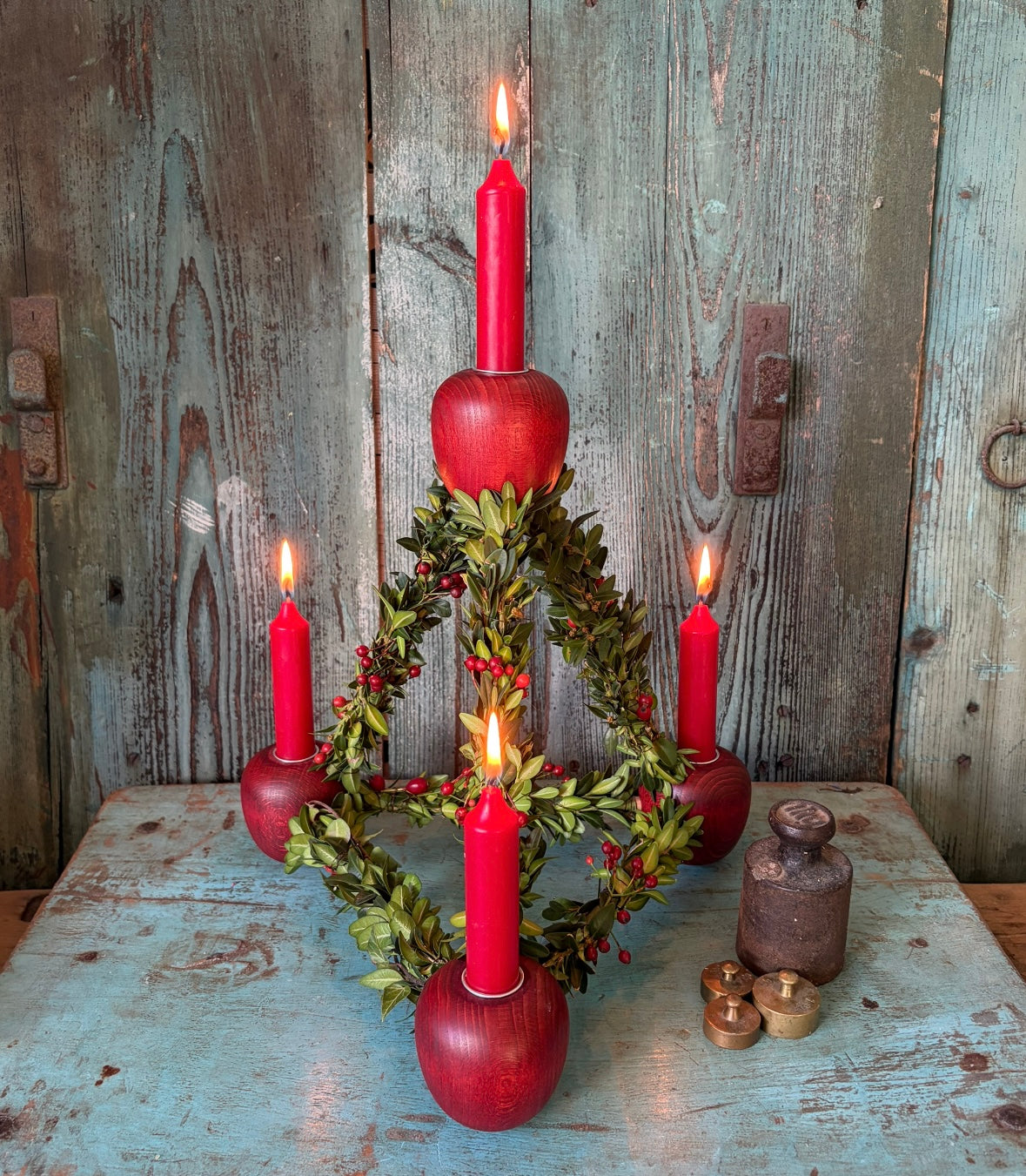 Paradeiserl – Bayerischer, handgefertigter Weihnachtsschmuck aus Holz