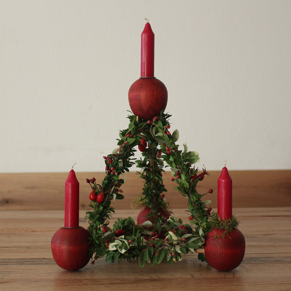 Paradeiserl – Bayerischer, handgefertigter Weihnachtsschmuck aus Holz