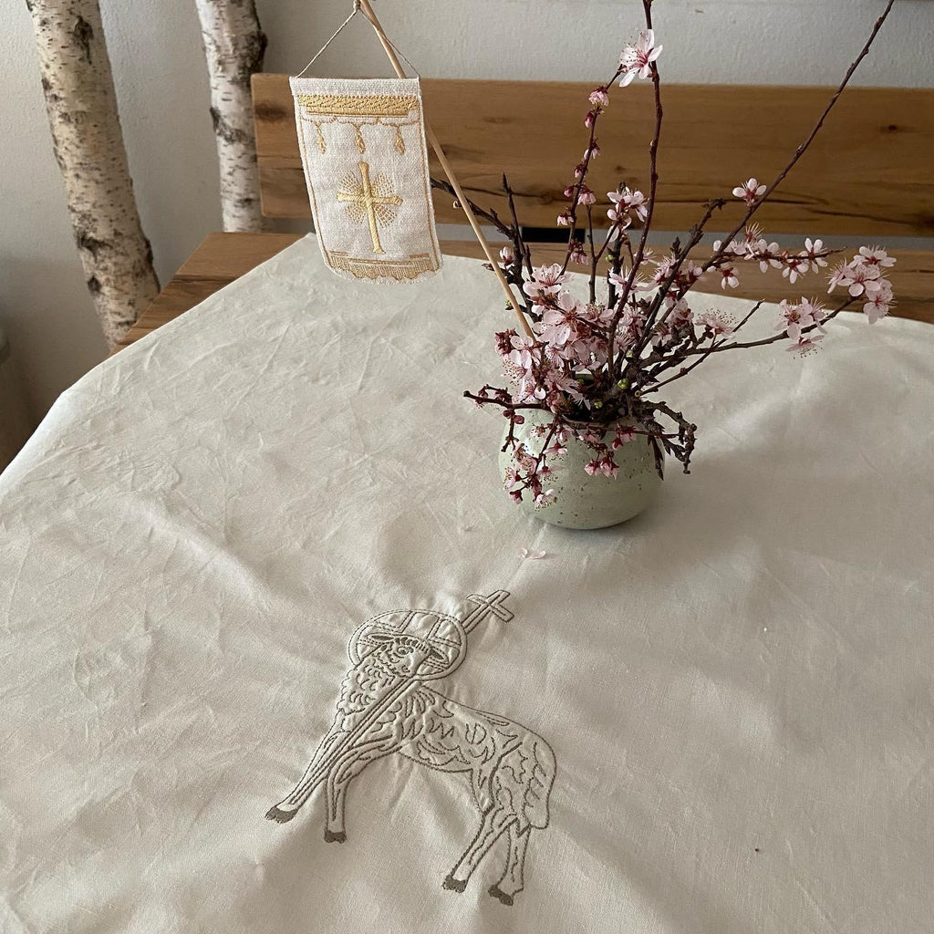 Agnus Dei - Osterlamm Tuch